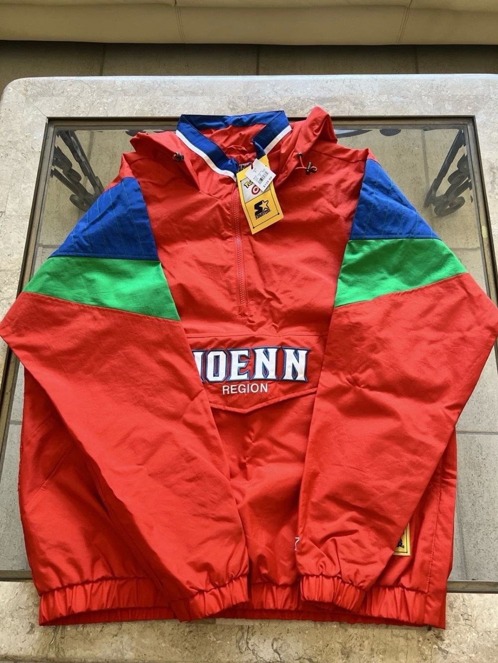 STARTER x TARGET Pokémon HOENN Men’s Large L Red Jacket Windbreaker NEW TAGS